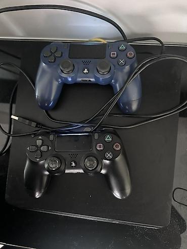 ps4 slim disk: Sony PlayStation 4 Slim oyun konsolu - Model: PS4 Slim - Rəng: Qara - — 2