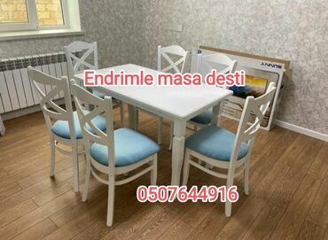 Masa və oturacaq dəstləri: Mətbəx üçün, Yeni, Açılmayan, Dördbucaq masa, 4 stul -da lalafo.az — 14 Masa və oturacaq dəstləri: Mətbəx üçün, Yeni, Açılmayan, Dördbucaq masa, 4 stul — 14