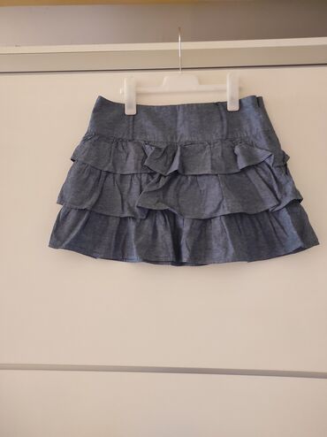 pamucna suknja: M (EU 38), Mini, bоја - Siva