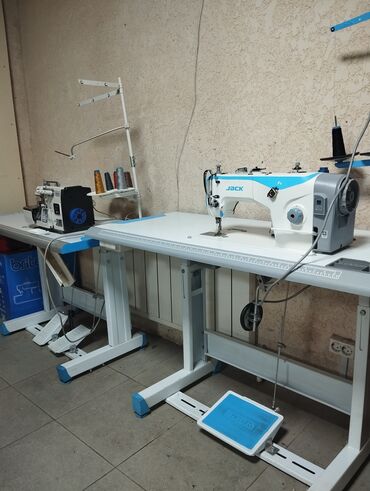 Промышленные швейные машинки: Полуавтомат, прямострочка швейная машинка, жана беш жиптүү ☝️оверлог