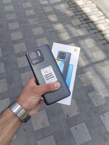 chekhol na telefon fly fs405: Xiaomi Redmi 10C, 128 ГБ, цвет - Черный, 
 Кнопочный, Отпечаток пальца, Face ID