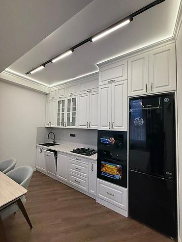 2023: 3 комнаты, 74 м², Асанбай мкр Элитка, 8 этаж, Дизайнерский ремонт — 1