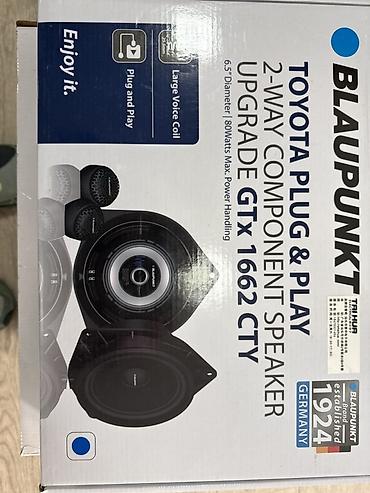 car audio: Blaupunkt Toyota Plug & Play GTX 1662 CTY — комплект двухполосной — 2