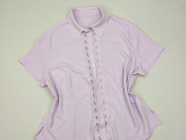 bluzki na krótki rękaw damskie plus size: Блуза жіноча, 4XL, стан - Хороший