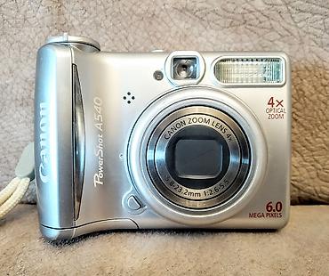 canon powershot a2200: Canon PowerShot A540 rəqəmsal fotoaparat ideal vəziyyətdədi, 2006cı — 8