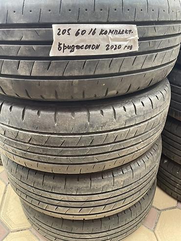 60: Шины 205 / 60 / R 16, Лето, Б/у, Комплект, Легковые, Bridgestone — 1