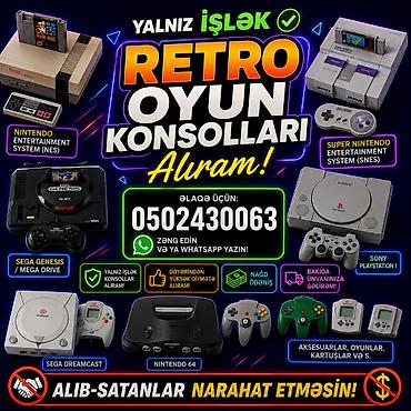 nintendo baku: 🎮 Retro Oyun Konsolları Alıram! Evinizdə istifadə etmədiyiniz köhnə — 1