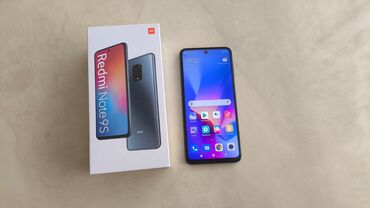 xiaomi redmi note 7: Xiaomi Redmi Note 9S, 128 GB, rəng - Göy, 
 Sensor, Barmaq izi, İki sim kartlı