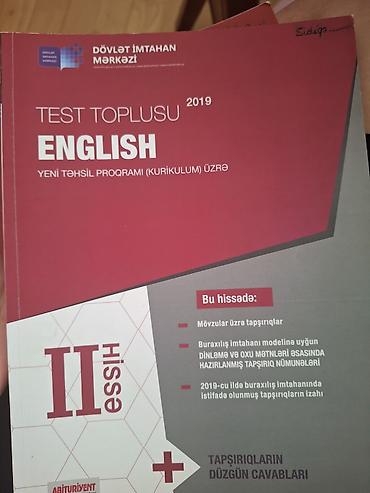 Testlər: Test Toplusu – English II Hissə2019. *Səliqəli ve təmizdir* — 1