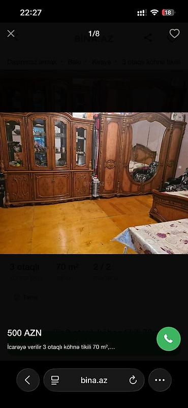Otaqlar: Otag yoldawi axtarilir oglanSatılır: Mebel və məişət əşyaları ilə — 8