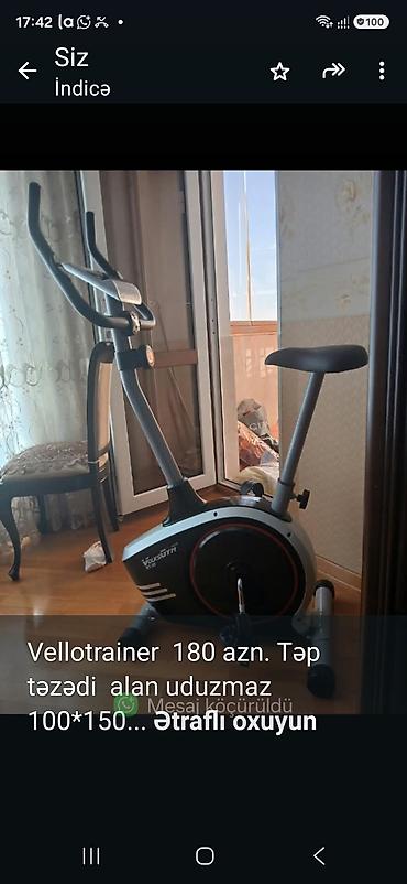 Velosipedlər: Vellotrainer 180 azn. Təp təzədi alan uduzmaz 100*150 kq çəki — 1