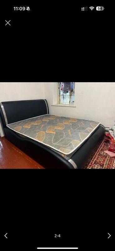 кровать хай тек: Бир кишилик керебет, Колдонулган, Матрасы бар, узуну - 200 см