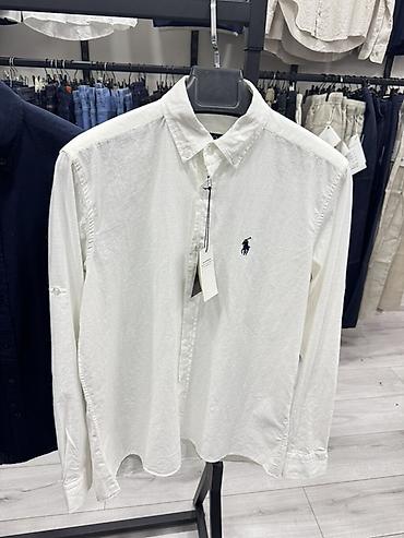 Рубашки: Мужская рубашка, S, M, L, Polo Ralph Lauren, Новый, цвет - Белый, Самовывоз — 1