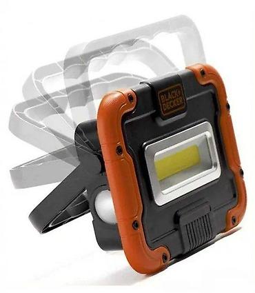 Baštenska rasveta: BLACK+DECKER prenosna LED radna lampa - Snažan COB LED panel za širok — 4