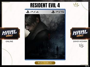 PS5 (Sony PlayStation 5): PS4/PS5 üçün "Resident Evil 4" oyunu 👑 PS4 və PS5 üçün Resident Evil — 1