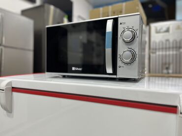 soba qaz: Микроволновка Silver, Отдельностоящая, С микроволнами, цвет - Серебристый, Новый