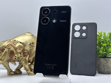 Redmi: Redmi, Redmi Note 13, Б/у, 256 ГБ, цвет - Черный, 2 SIM