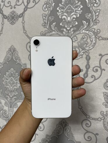 телевизор белый: IPhone Xr, Жаңы, 64 ГБ, Ак, Заряддоочу түзүлүш, Коргоочу айнек, Каптама, 99 %
