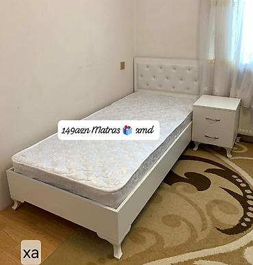 Ağ rəngli tək nəfərlik çarpayı dəsti. Komplektə: - Başlıq hissəsi lalafo.az -da Ağ rəngli tək nəfərlik çarpayı dəsti. Komplektə: - Başlıq hissəsi