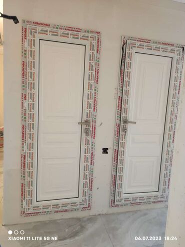 Plastik qapılar: Yeni Plastik qapı 80x200 sm Zamok ilə, Zəmanətli, Pulsuz quraşdırma, Pulsuz çatdırılma, Rayonlara çatdırılma, Ödənişli çatdırılma — 30