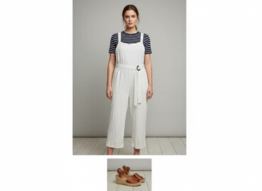 kombinezon zara bezowy: Topshop, Kombinezon damski, rozmiar XL