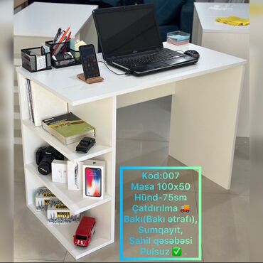 komputer stollari ve qiymetleri: Yeni, İşçi üçün, Dördbucaq masa