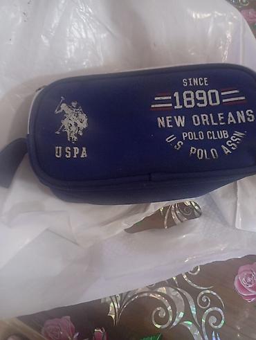 Корзины для ручек: US Polo Assn. (USPA) qələm qabı - Rəng: tünd göy, ağ və qırmızı — 1
