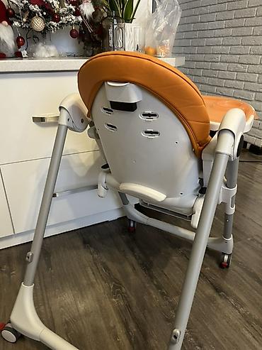 Стульчики для кормления: Стульчик для кормления, Peg perego, Пластик, Другой вид, цвет - Оранжевый — 7