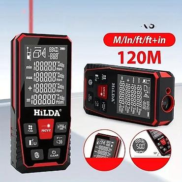 Ostali alati i mašine: Laserski daljinomer Hilda T-11/ 120m NOVO. Opis proizvoda: • — 7