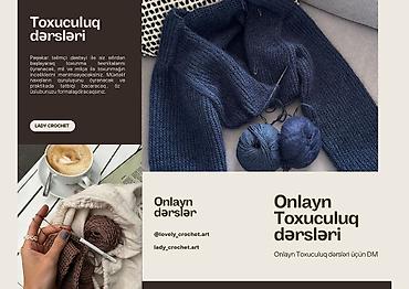 muasir ev temirleri: Onlayn Toxuculuq dərsləri – LADY CROCHET Peşəkar təlimçi dəstəyi ilə — 1