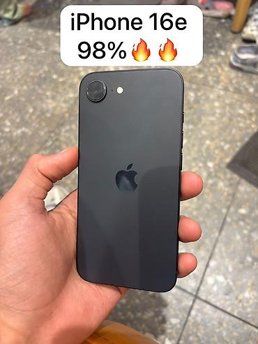 iphone c: IPhone 16e, Новый, 128 ГБ, Черный, Защитное стекло, 98 % — 1