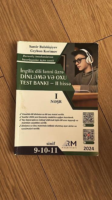 Kitablar və jurnallar: Məhsul: “İngilis dili fənni üzrə Dinləmə və Oxu Test Bankı – II hissə” — 1