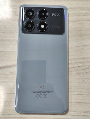 poco m 4: Poco X6 Pro 5G, Новый, 512 ГБ, цвет - Серый, 2 SIM