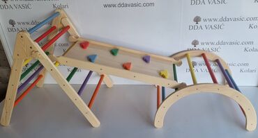 Ostali dečiji nameštaj: Penjalica za Decu komplet model 1 xxl model Ekskluzivne Ručno — 4
