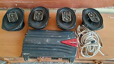 kalonka toy: Maşın audio sistemi dəsti Komplekt: - 4 ədəd 6x9 oval koaksial — 1