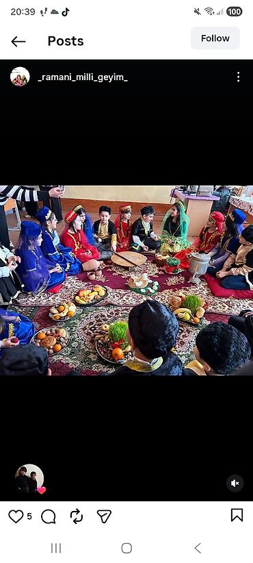 oduncu koynəyi: Uşaqlar üçün milli geyim icarəsi və komplektləri - Qız və oğlan — 1