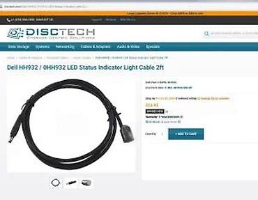Druga oprema za računare i laptopove: Dell HH932 / 0HH932 LED Status Indicator Light Cable – dužina 2 ft — 9