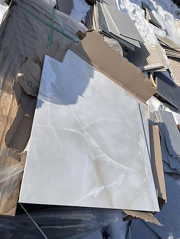 Керамогранит: Назначение: Для пола, цвет - Белый, 60x60 см — 10