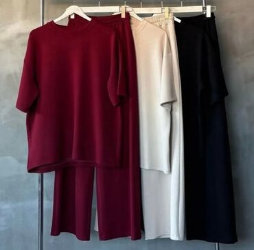 bele majice: 2XL (EU 44), Pamuk, bоја - Bordo