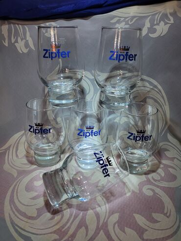 Čaše: Case,vintaz,nove za pivo Zipfer. Case za pivo sve na njima odsjaj od — 1