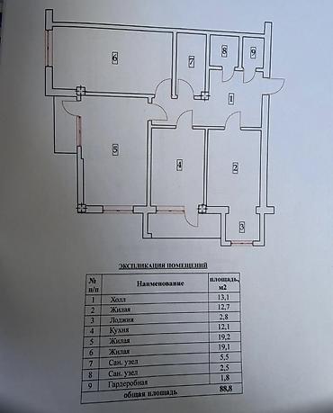 Продажа квартир: 3 комнаты, 88 м², Элитка — 16