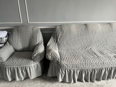 Комплекты мягкой мебели: Комплект мягкой мебели, Б/у, Самовывоз, цвет - Коричневый — 5