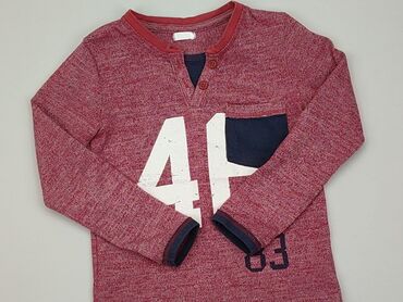 sweterki bordowe: Bluza, 8 lat, 122-128 cm, stan - Dobry