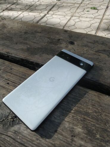 где можно зарядить телефон в бишкеке: Google Pixel 6A, Б/у, 128 ГБ, цвет - Белый, 1 SIM