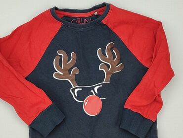 czarne klapki tommy hilfiger: Sweatshirt, Next, 3-4 years, 98-104 cm, condition - Perfect