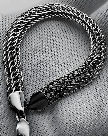 Серебряные цепочки: Цепь Плетение Московский Бисмарк Делаю на Заказ Серебряные изделия — 2