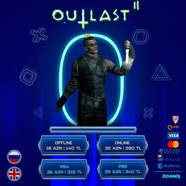playstation 2 memory card v Azərbaycan | PS2 & PS1 (Sony PlayStation 2 & 1): Outlast 2 dillər: rus, i̇ngi̇li̇s və s. ömürlük zəmanətlə🔥🔥🔥