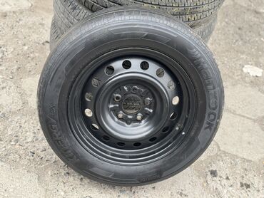 Колеса в сборе: Колеса в сборе 205 / 65 / R 16, Лето, Б/у, Запаска, Легковые, Железные, отверстий - 5