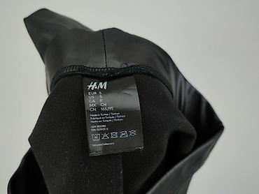 leginsy hm: H&M, Legginsy Ze skóry ekologicznej damskie, rozmiar S — 4