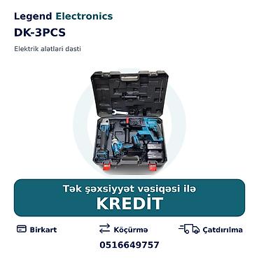 ikinci əl drel: Elan başlığı: Alətlər dəsti DK-3PCS, 128V Elan mətni: Legend — 1